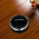 2 In 1 Rechargeable Floor Sweeping Robot Dust Catcher Intelligent Auto-Induction Floor Sweeping Robot Vacuum Cleaner(Black)