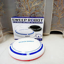 2 In 1 Rechargeable Floor Sweeping Robot Dust Catcher Intelligent Auto-Induction Floor Sweeping Robot Vacuum Cleaner(Black)