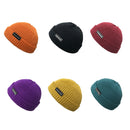 A21 Short Beanie Retro Hip Hop Knitted Cap, Size:One Size(Red)