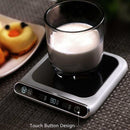 Smart 55 Degree Constant Temperature Coaster Winter Desktop Insulation And Warm Heating Usb Coaster(Wave Display)