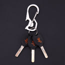 Outdoor Tools Carabiner Hex Driver Bottle Opener Keychain Ring Climbing Accessories(Black)