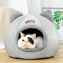 Winter Semi-Closed Warm & Velvet Round Pet Nest, Size:XL 40x40x40cm