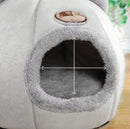 Winter Semi-Closed Warm & Velvet Round Pet Nest, Size:XL 40x40x40cm