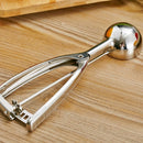 Stainless Steel Ice Cream Spoon Scooper Fruit Scoop, Specification: 59mm