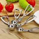 Stainless Steel Ice Cream Spoon Scooper Fruit Scoop, Specification: 59mm