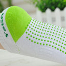 Eco-resin Non-slip Particle Yoga Socks, Size:One Size(Green)