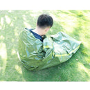 2 PCS Outdoor Pe Sleeping Bag Disaster Relief & Cold Prevention Heat Insulation & Warmth Emergency Sleeping Bag(Green)