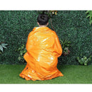 2 PCS Outdoor Pe Sleeping Bag Disaster Relief & Cold Prevention Heat Insulation & Warmth Emergency Sleeping Bag(Orange)