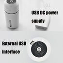 Mini USB Colorful Night Light Home Car Humidifier, Style:Rechargeable(Pink)