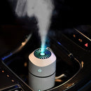 Mini USB Colorful Night Light Home Car Humidifier, Style:Rechargeable(White)