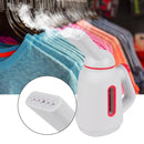 Mini Handheld Hanging Machine Dual-power Steam Brush Iron Garment Steamer(White + Black)