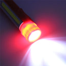 Multifunction Portable Mini COB LED Working Light Pen Style Outdoor Flashlight(Red)