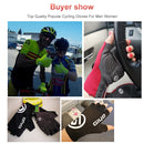 GIYO Outdoor Half-Finger Gloves Mountain Road Bike Cycling Gloves, Size: M(Black)