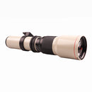 Lightdow 500mm F8-F32 Astronomical Mirror Moon Bird Watching Manual Telephoto T-Mount SLR Photography Fixed Focus Lens