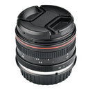 Lightdow EF 50mm F1.4 USM Large Aperture Portrait Fixed Focus Lens for Canon