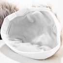 Wig Landlord Hat Retro Street Sailor Hat Skullcap without Eaves, Size: M (56-58cm)(Black + Gray)