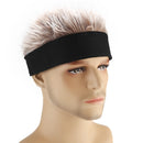 Wig Landlord Hat Retro Street Sailor Hat Skullcap without Eaves, Size: M (56-58cm)(Black + Gray)