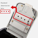 Wall-Mounted Key Code Box Construction Site Home Decoration Four-Digit Code Lock Key Box(Yellow)