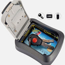 Wall-Mounted Key Code Box Construction Site Home Decoration Four-Digit Code Lock Key Box(Orange)