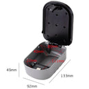 KS020 Password Lock Key Box Wall-Mounted Construction Site Decoration Key Password Lock(Gray)
