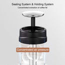 Portable Hand Pressure Espresso Machine Outdoor Accompanying Mini Coffee Cup(White)
