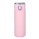 Smart Temperature Measurement Digital Display Stainless Steel Vacuum Flask Cup, Capacity:420ml(Pink)