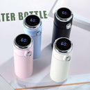 Smart Temperature Measurement Digital Display Stainless Steel Vacuum Flask Cup, Capacity:420ml(Light Blue)