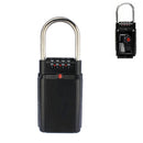 Password Key Box Household Wall-Mounted Decoration Site Password Box(Black)