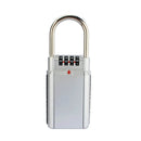 Password Key Box Household Wall-Mounted Decoration Site Password Box(Silver)