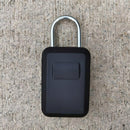 Password Key Box Wall-Mounted Metal Box Password Box Outdoor Key Anti-Theft Storage Box, Specification: Waterproof Cover(Silver Black)