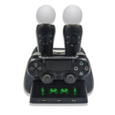 iPlay Gamepad Charger Multifunctional Charging Base For PS4 VR/PS VR/PS Move