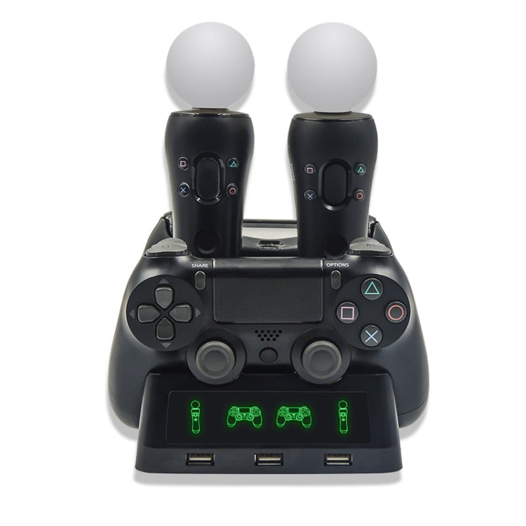 iPlay Gamepad Charger Multifunctional Charging Base For PS4 VR/PS VR/PS Move