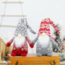 Christmas Decorations Faceless Elderly Dolls Forest Elderly Dolls Christmas Ornaments(Red Hat)