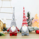 Christmas Decorations Faceless Elderly Dolls Forest Elderly Dolls Christmas Ornaments(Red Hat)