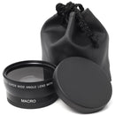 55mm 2 in 1 0.45x Wide-Angle + Macro Camera Lens
