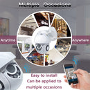 OU-A1IN PTZ Control 355 Degree Rotation Infrared WiFi Smart Dome Camera, Two-Way Voice Intercom Monitor(US Plug)