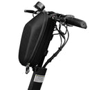 For Xiaomi No.9 Electric Scooter PU Leather Waterproof EVA Hard Shell Bag Electric Folding Car Front Bag, Size:30 x 16.5 x 14.5cm(Black)