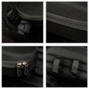 For Xiaomi No.9 Electric Scooter PU Leather Waterproof EVA Hard Shell Bag Electric Folding Car Front Bag, Size:30 x 16.5 x 14.5cm(Black)