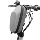 For Xiaomi No.9 Electric Scooter PU Leather Waterproof EVA Hard Shell Bag Electric Folding Car Front Bag, Size:30 x 16.5 x 14.5cm(Gray)