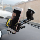 Car Phone Holder Car Air Outlet Mobile Phone Holder Suction Cup Navigation Instrument Panel General, Style:3 in 1(Blue)