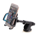 Car Phone Holder Car Air Outlet Mobile Phone Holder Suction Cup Navigation Instrument Panel General, Style:3 in 1(Blue)