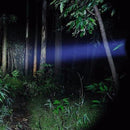 LED Outdoor Rechargeable Telescopic Zoom Mini Glare Flashlight, Specification:Set