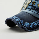 Jamont 9909 Sun Hat Star Shape Rivet Casual Letters Baseball Cap Outdoor Peaked Cap, Size:One Size(Wine Red)