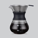 High Temperature Resistant Coffee Maker, Capacity:400ml, Style:With Strainer