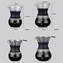 High Temperature Resistant Coffee Maker, Capacity:400ml, Style:With Strainer