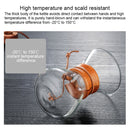 Hand Coffee Pot High Temperature Resistant 400ml Glass Coffee Pot, Style:Pot Without Strainer