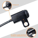 2 PCS / Set Motorcycle LED Lights Rearview Mirror Left And Right Switches Waterproof Boat-Shaped Switches