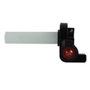 Motorcycle Modification Can See Through Bearing Color Roller Oiler Seat Big Screw Oil(Red)