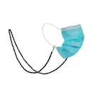 2 PCS Drop Style Faceted Crystal Mask Lanyard Necklace Chain Glasses Chain(Black)