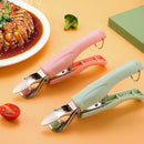 Multifunctional Stainless Steel Non-slip Kitchen Bowl Clamp, Color: Y304 Pink